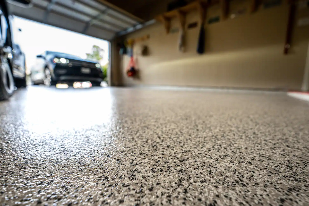 decorative concrete floor coating