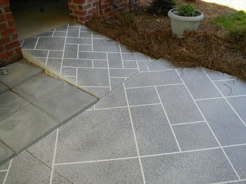 decorative concrete floor coating